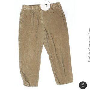 L.L. Bean Casco Corduroy Pants Straight Leg 18W Women's Plus